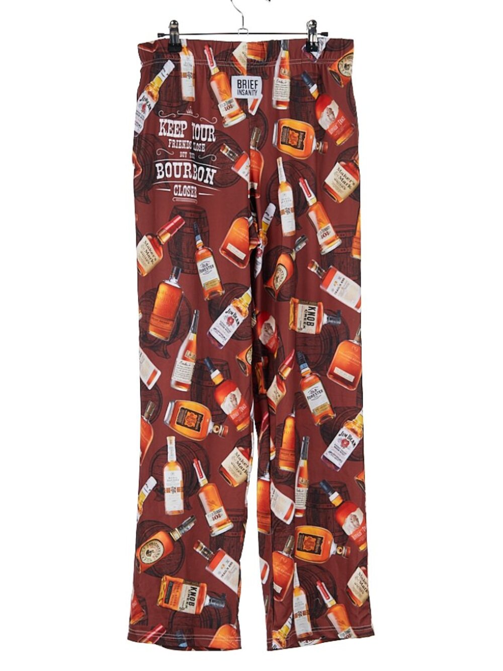 BRIEF INSANITY Keep Your Friends Bourbon Lounge Pants Large